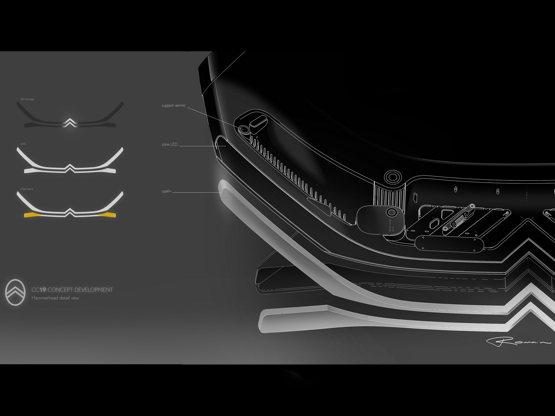 Citroen 19_19 Concept, 2019 - Design Sketch
