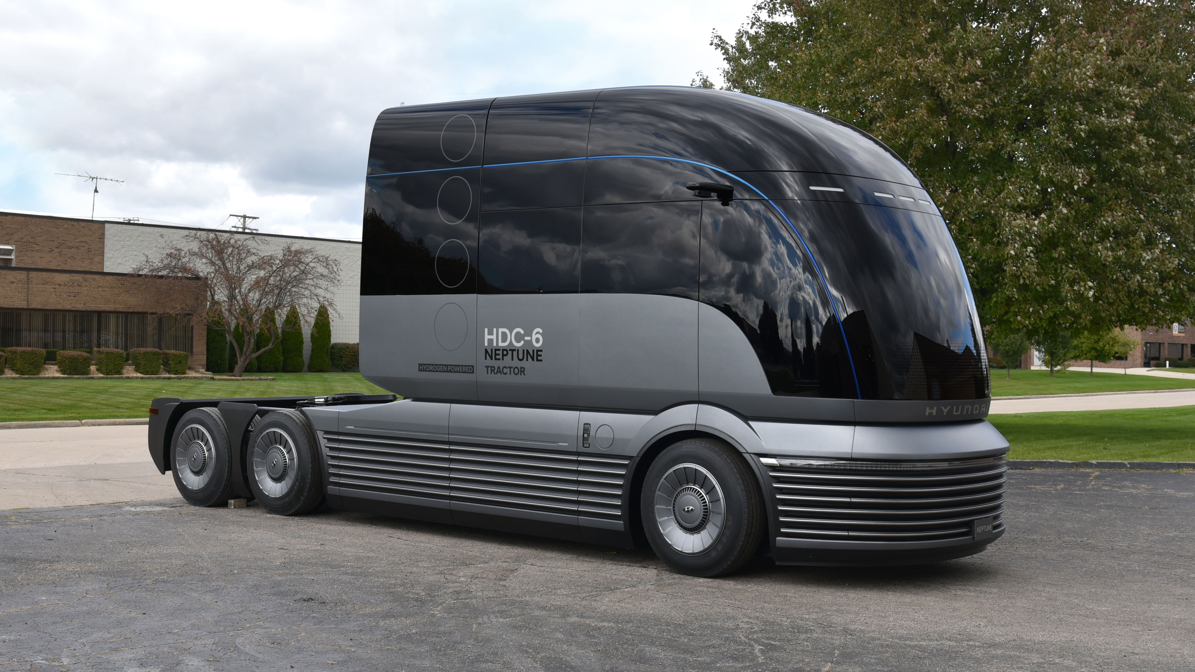 Hyundai HDC-6 Neptune Hydrogen Semi-Truck Concept, 2019