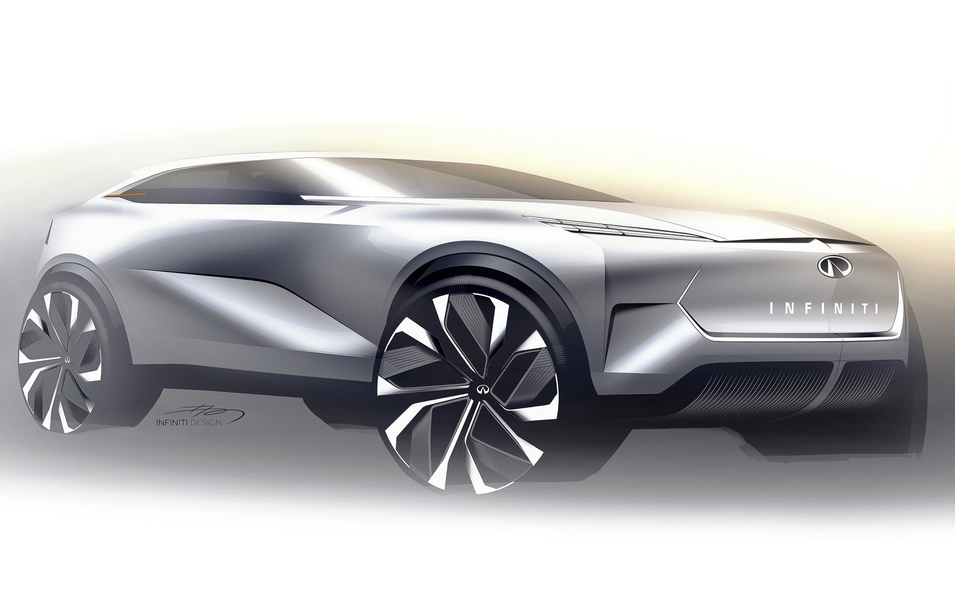 Infiniti QX Inspiration Concept, 2019 - Design Sketch