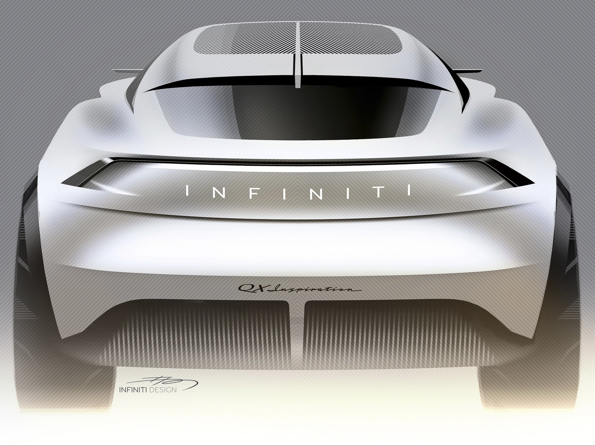 Infiniti QX Inspiration Concept, 2019 - Design Sketch