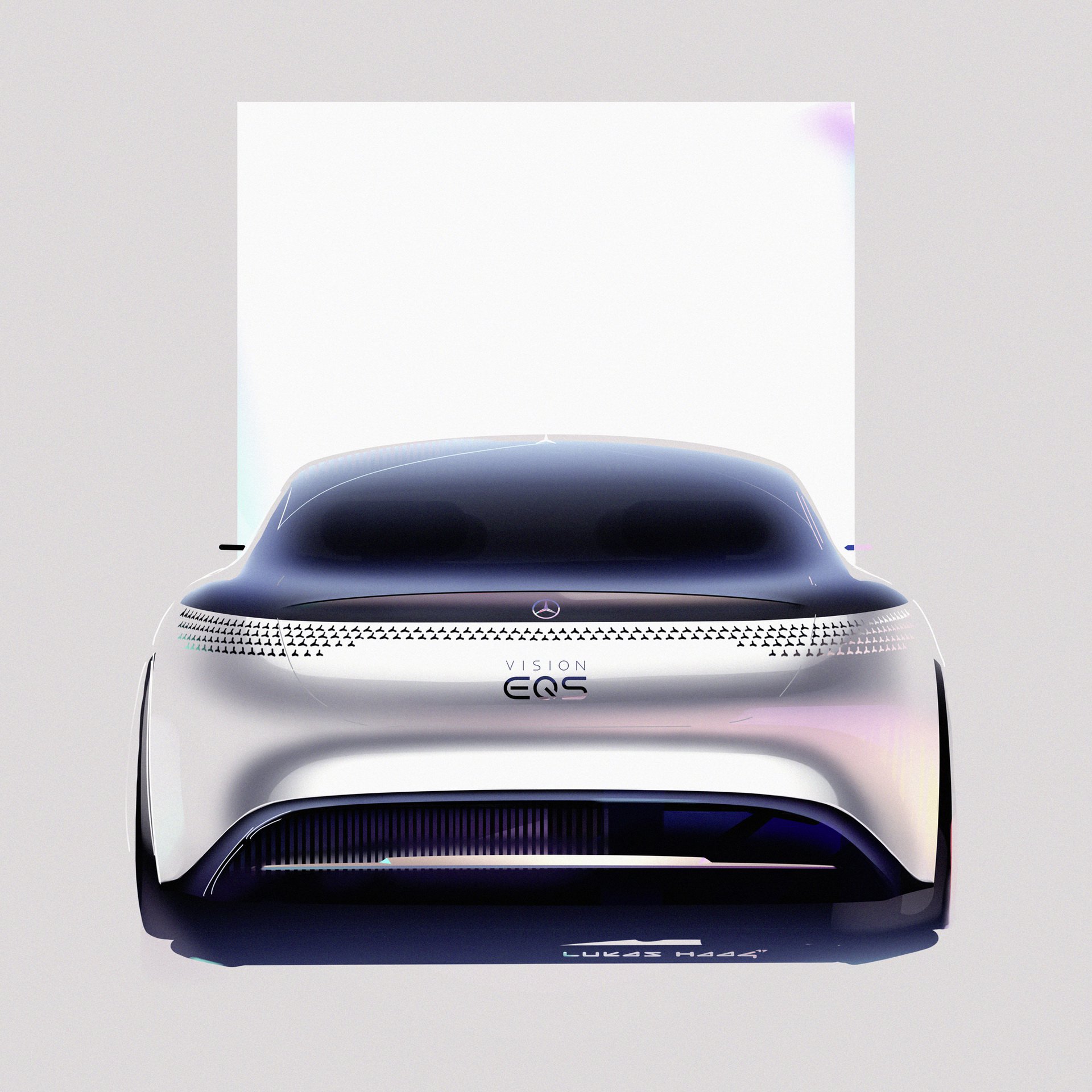 Mercedes-Benz Vision EQS Concept, 2019 - Design Sketch by Lukas Haag