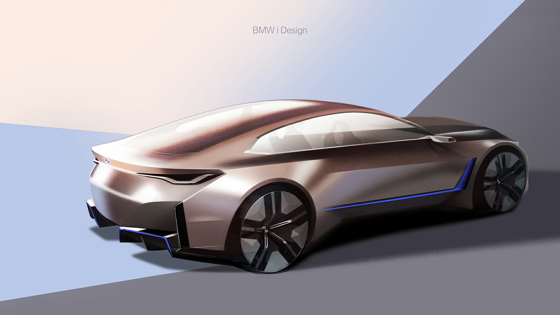 BMW Concept i4, 2020 - Design Sketch