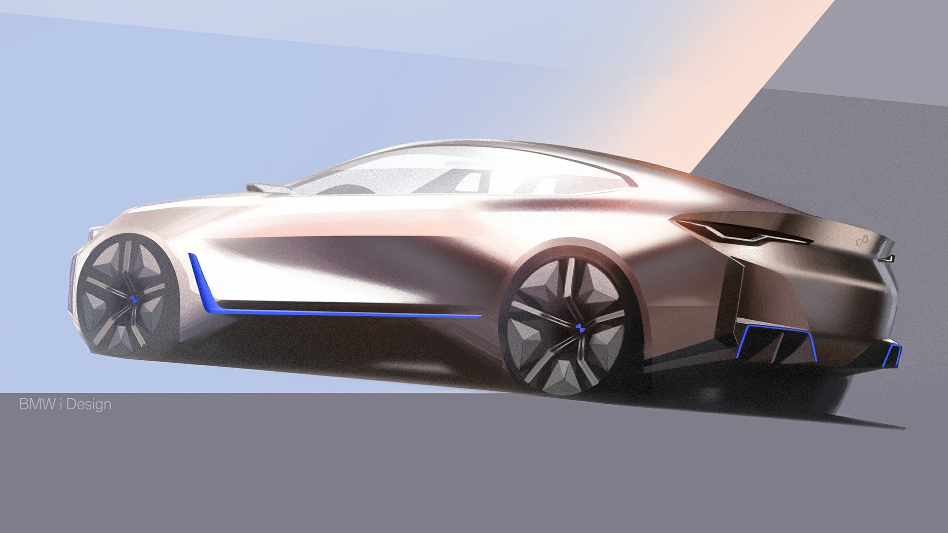 BMW Concept i4, 2020 - Design Sketch