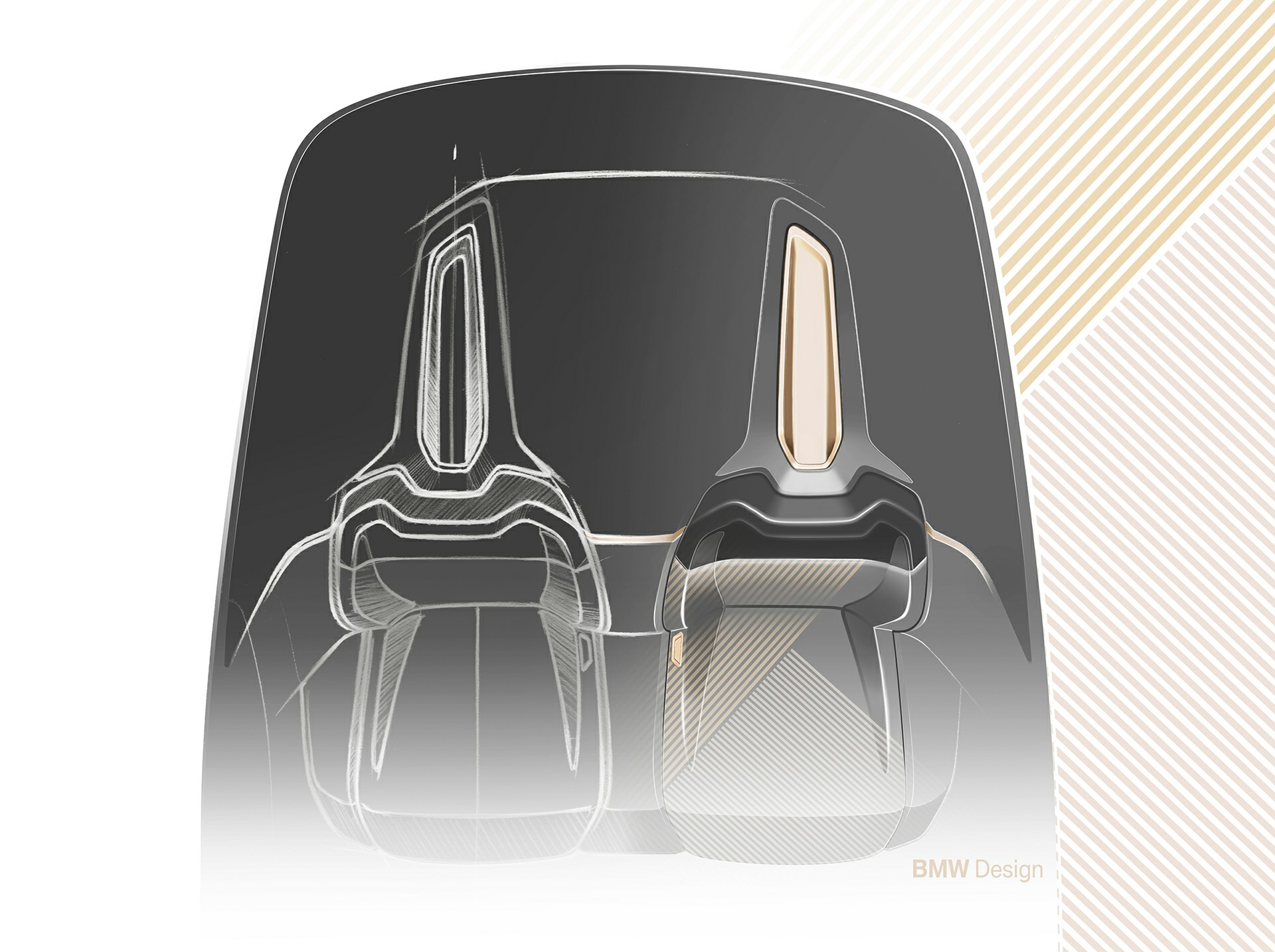 BMW Concept i4, 2020 - Design Sketch