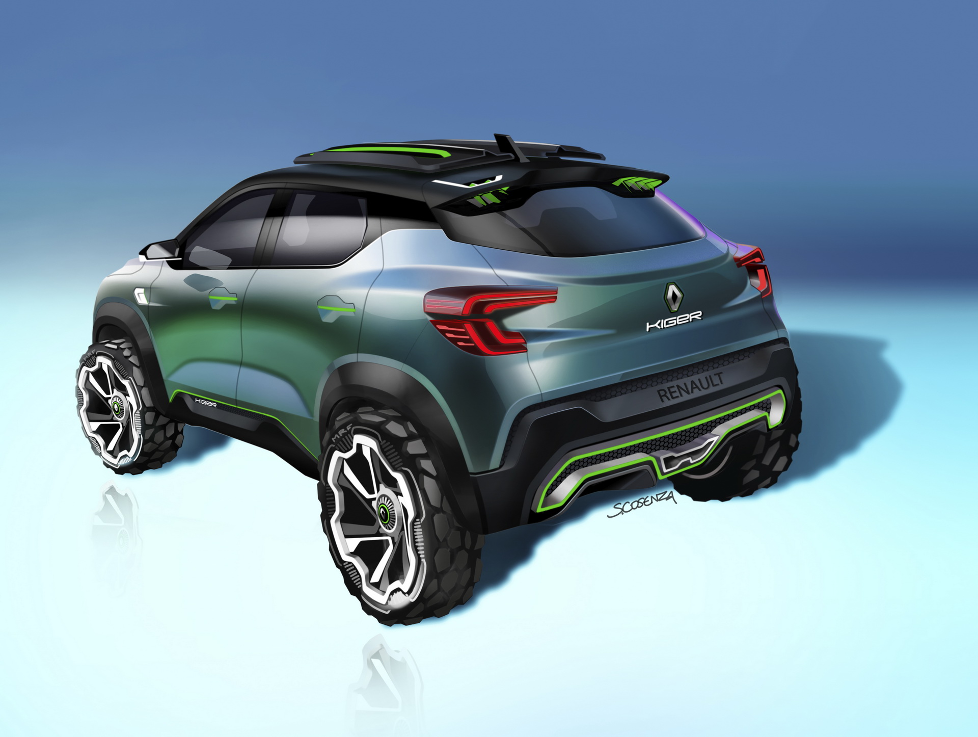 Renault Kiger Concept, 2020 - Design Sketch