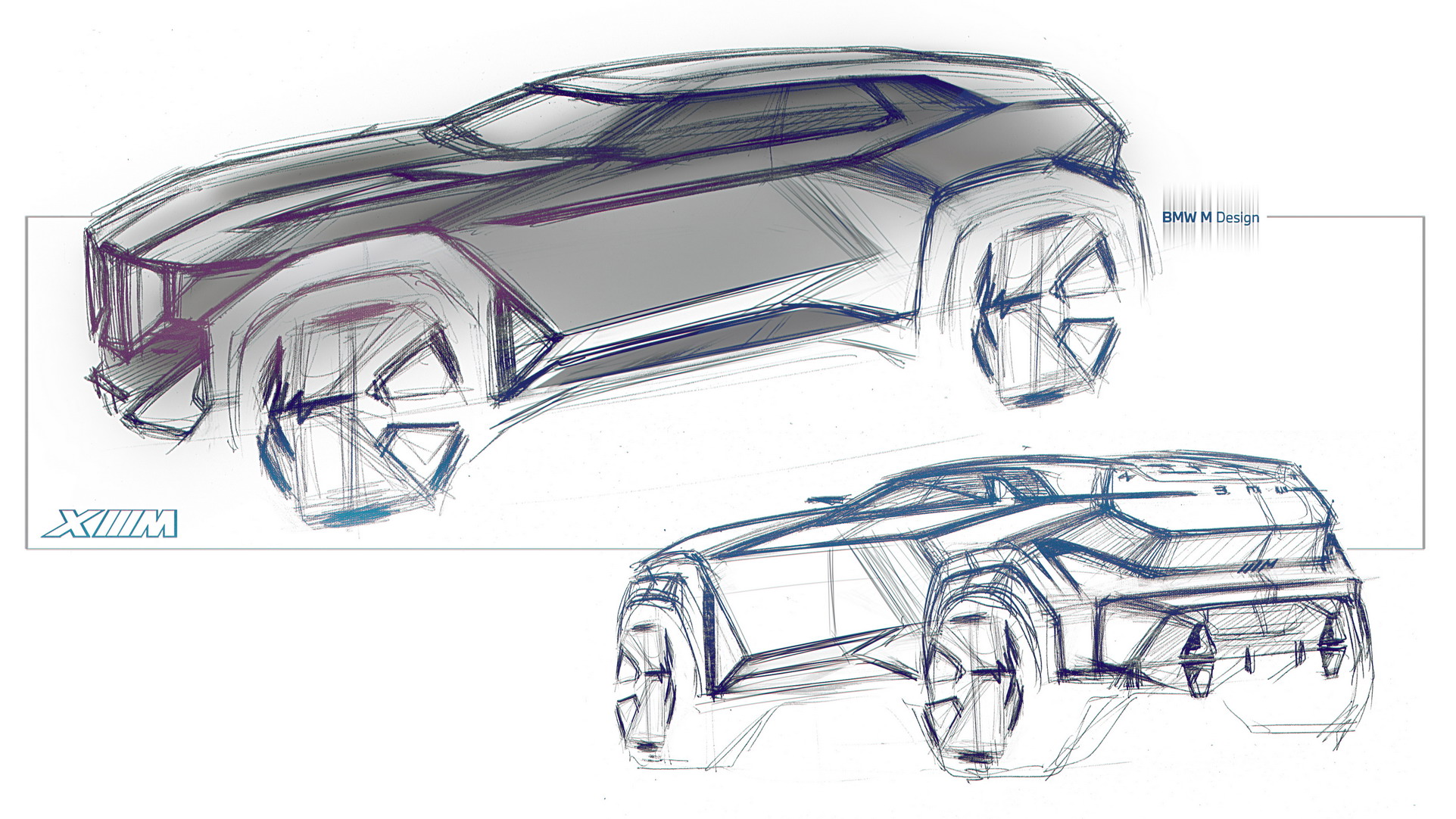 BMW Concept XM, 2021 – Design Sketch