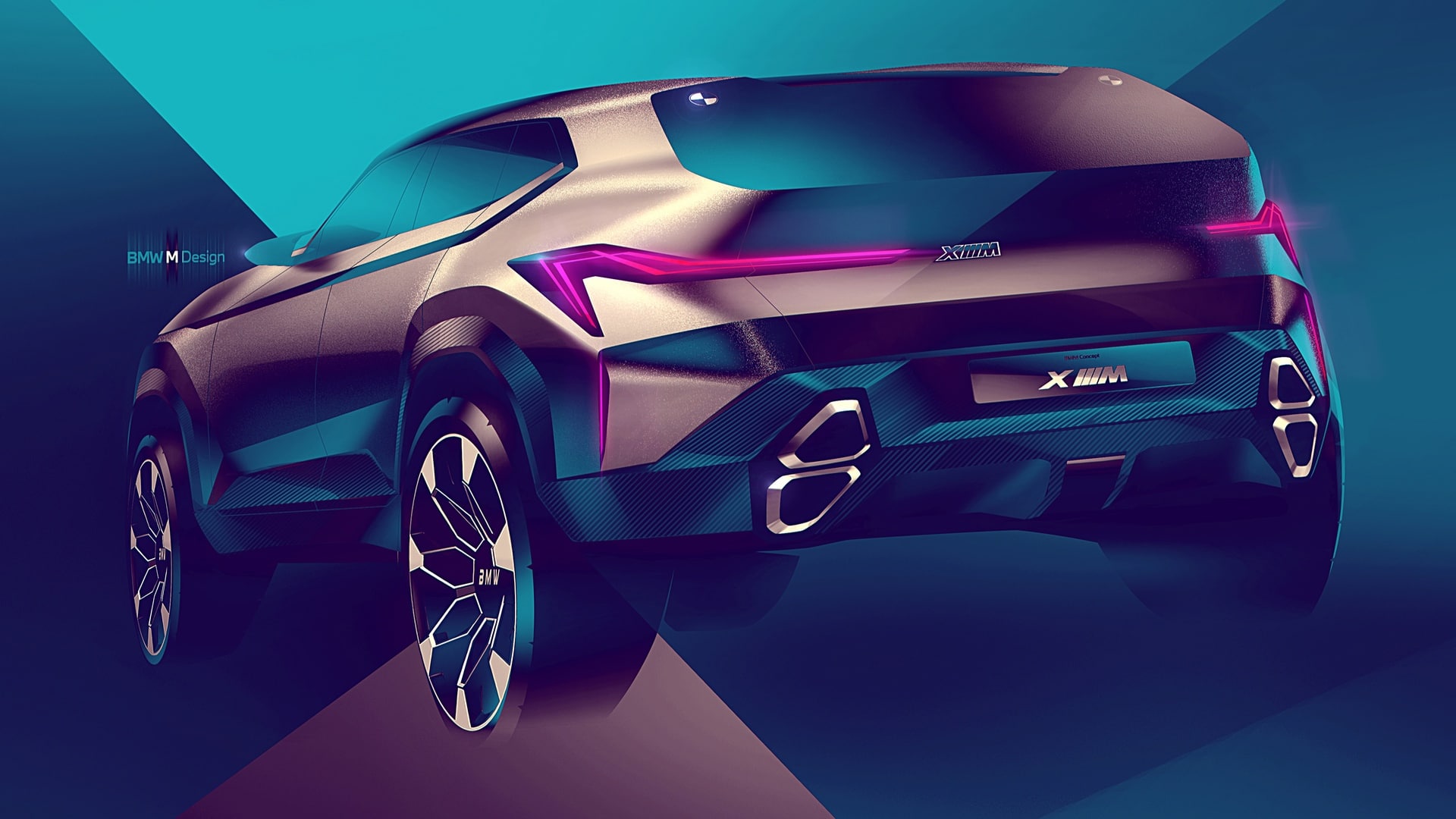 BMW Concept XM, 2021 – Design Sketch
