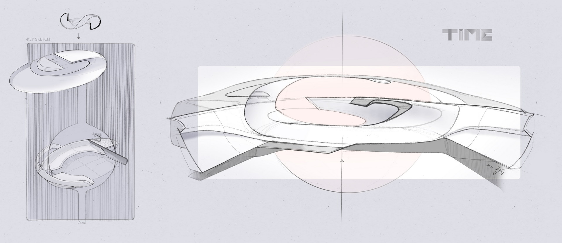 GAC TIME Concept, 2021 – Design Sketch – Interior