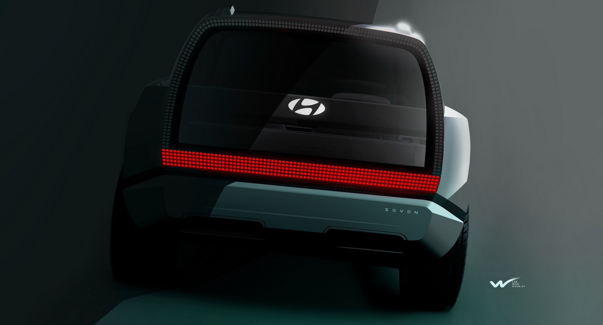 Hyundai SEVEN Concept, 2021 – Design Sketch
