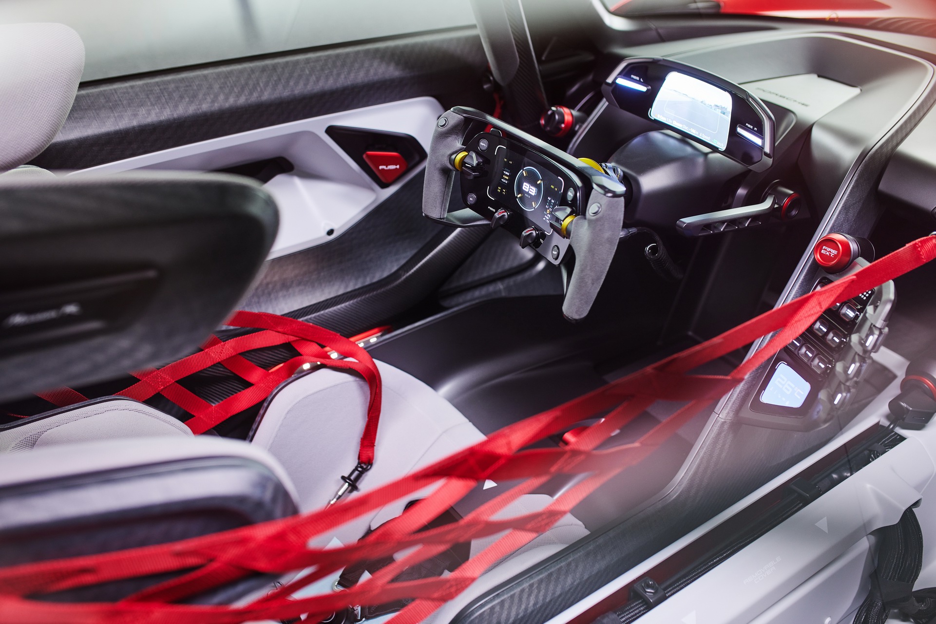 Porsche Mission R, 2021 – Interior