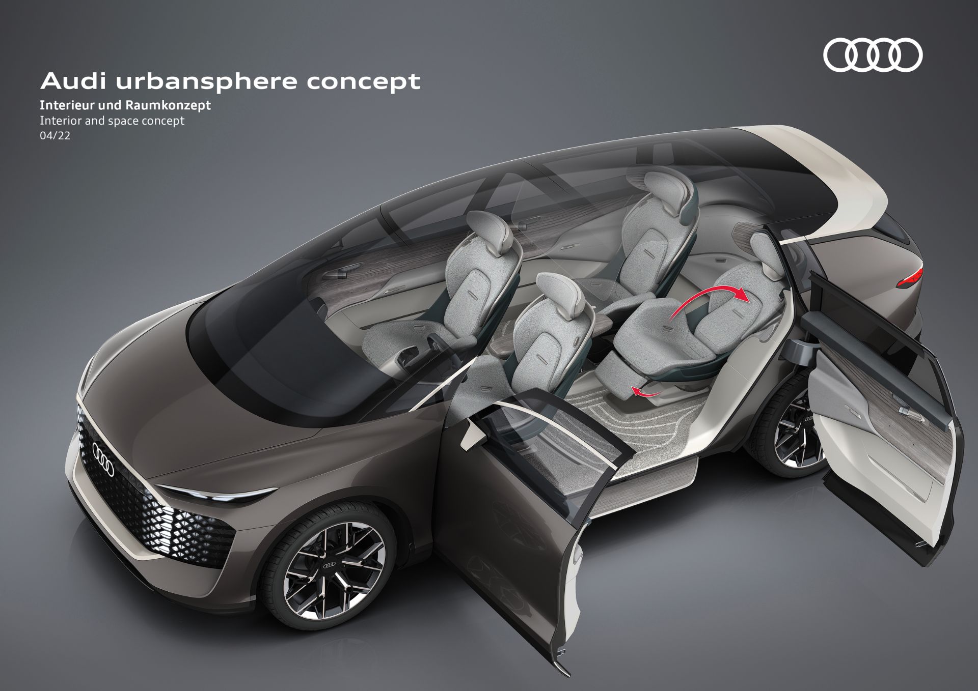 Audi urbansphere concept, 2022
