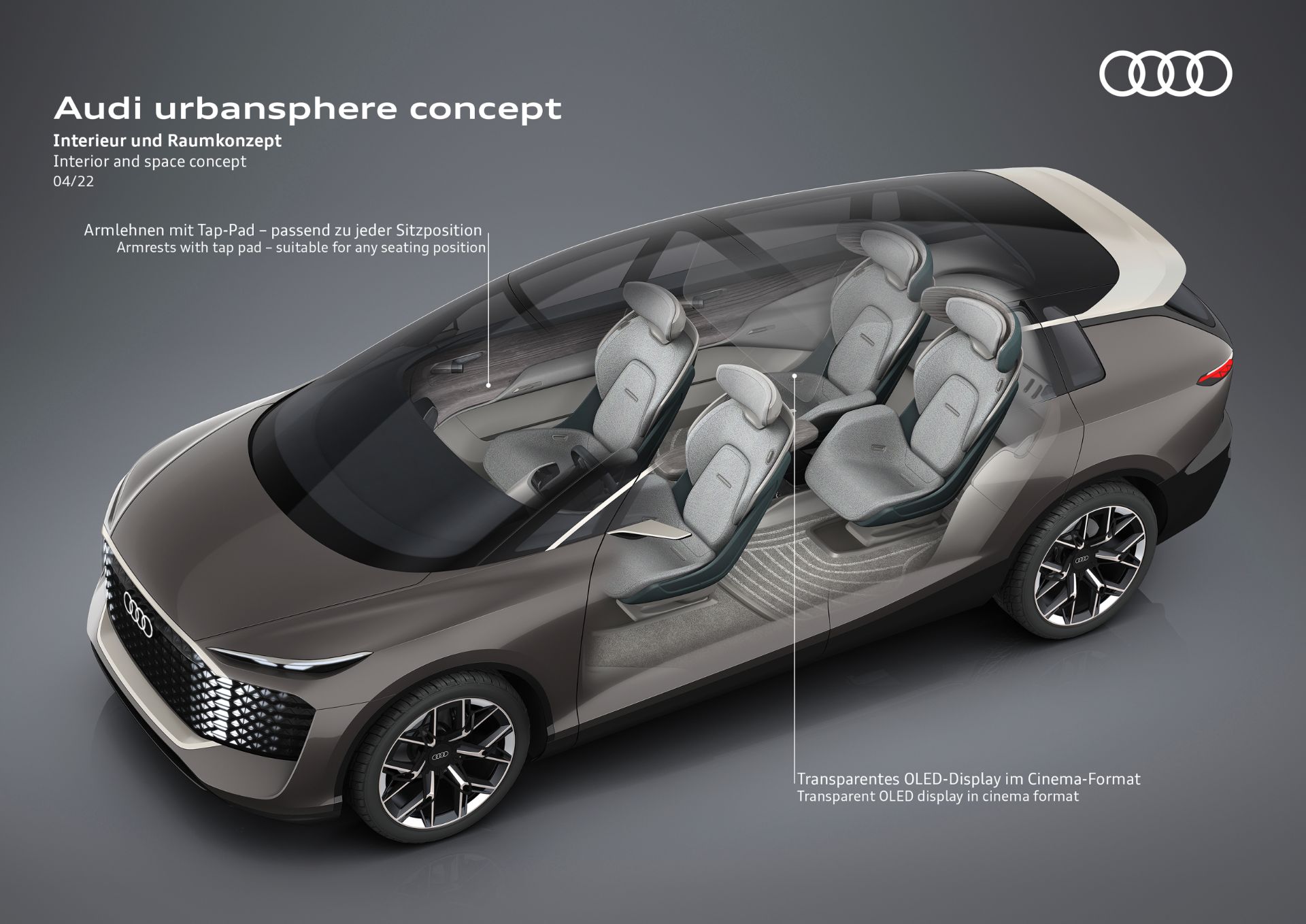 Audi urbansphere concept, 2022