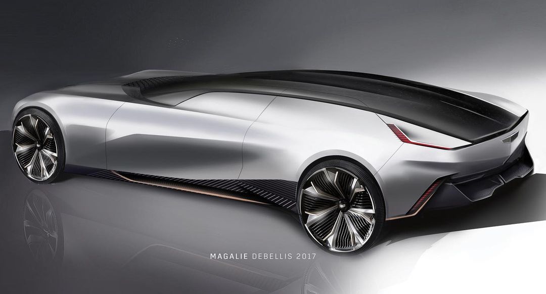 Cadillac CELESTIQ – Design Sketch by Magalie Debellis, 2017