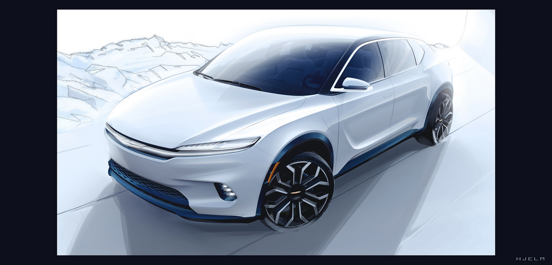 Chrysler Airflow Concept, 2022 – Design Sketch