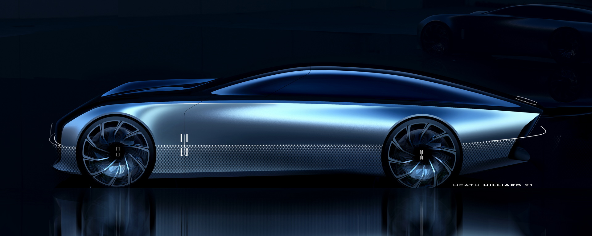 Lincoln Model L100 Concept, 2022 – Design Sketch