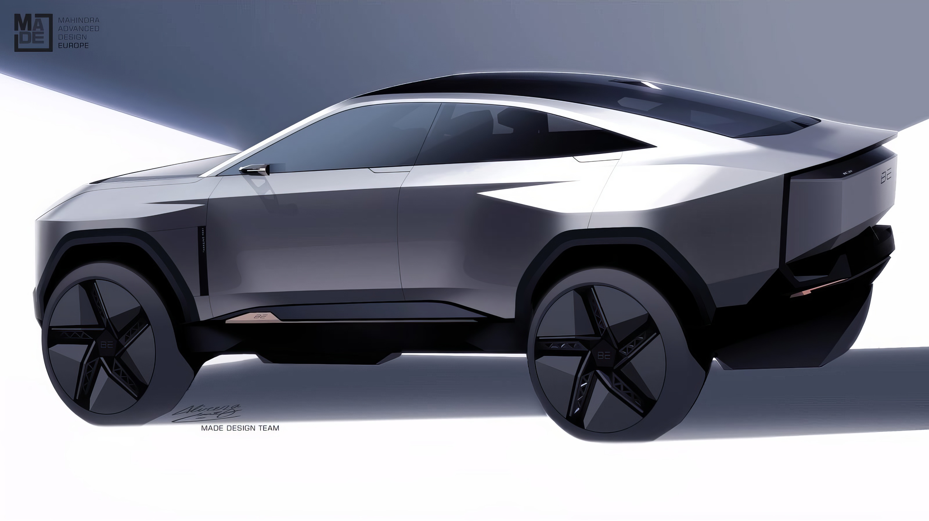Mahindra BE.09 Concept, 2022 – Design Sketch