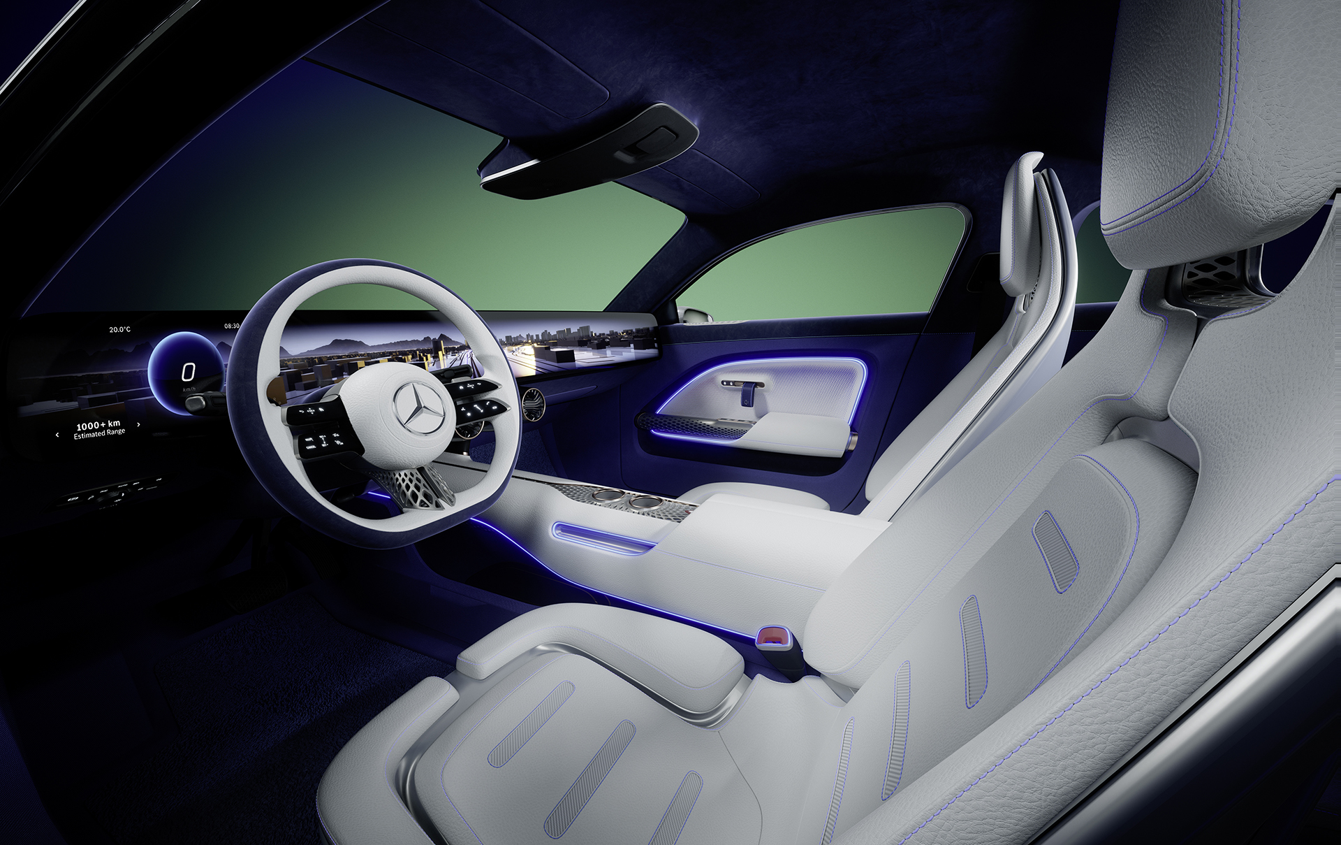 Mercedes-Benz Vision EQXX Concept, 2022 – Interior