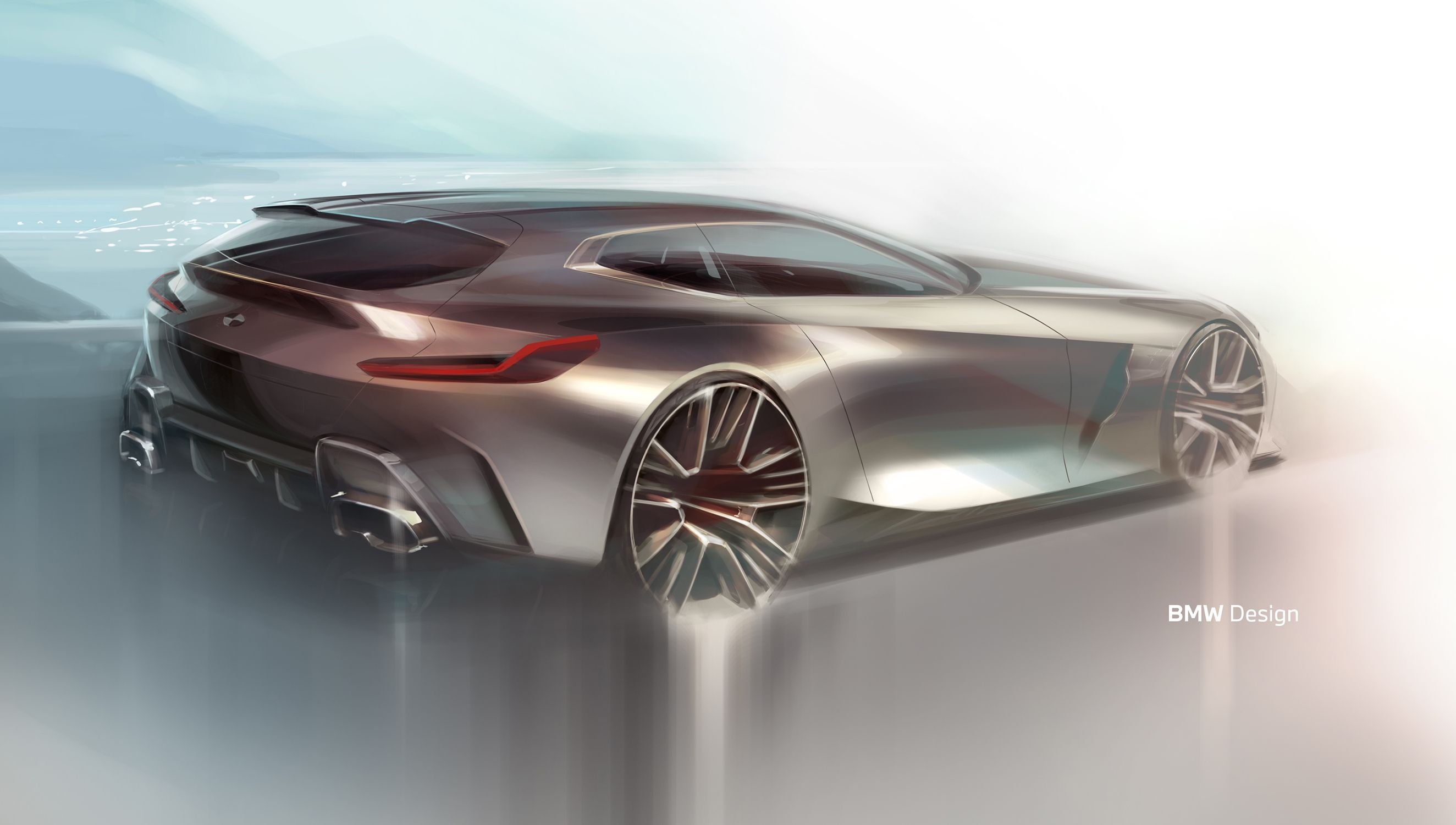 BMW Concept Touring Coupé, 2023 – Design Sketch by Calvin Luk