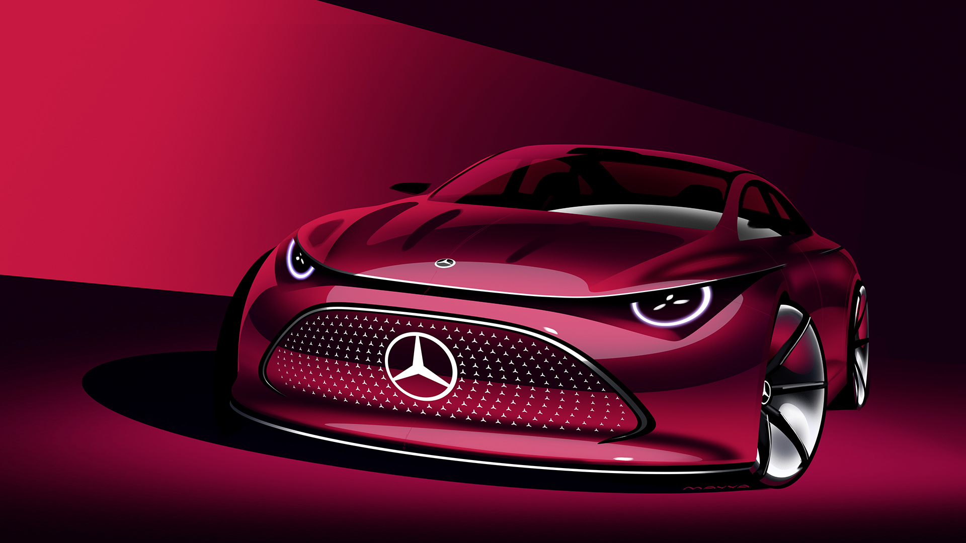 Mercedes-Benz Concept CLA Class, 2023 – Design Sketch Exterior