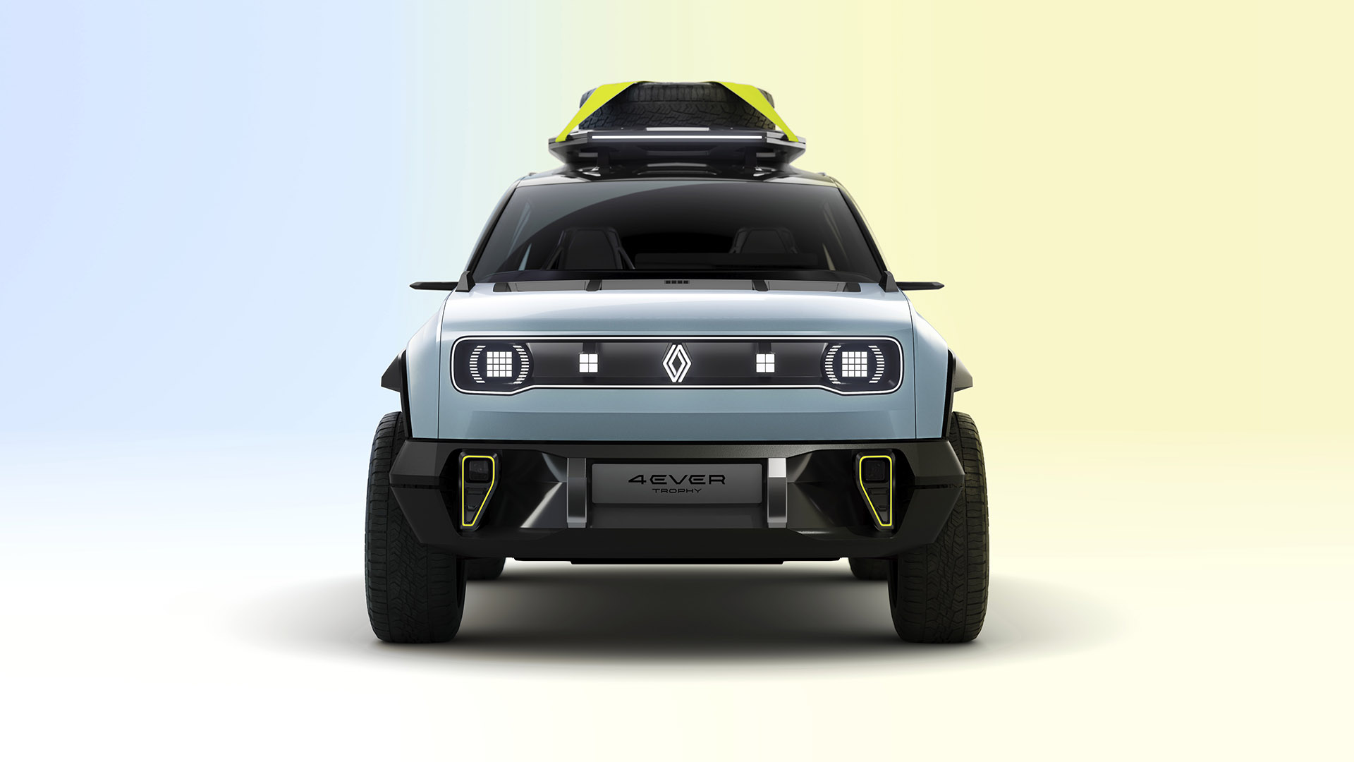 Renault 4Ever Trophy Concept, 2023: The Renault 4EVER Trophy wearing colours of the 1962 4L