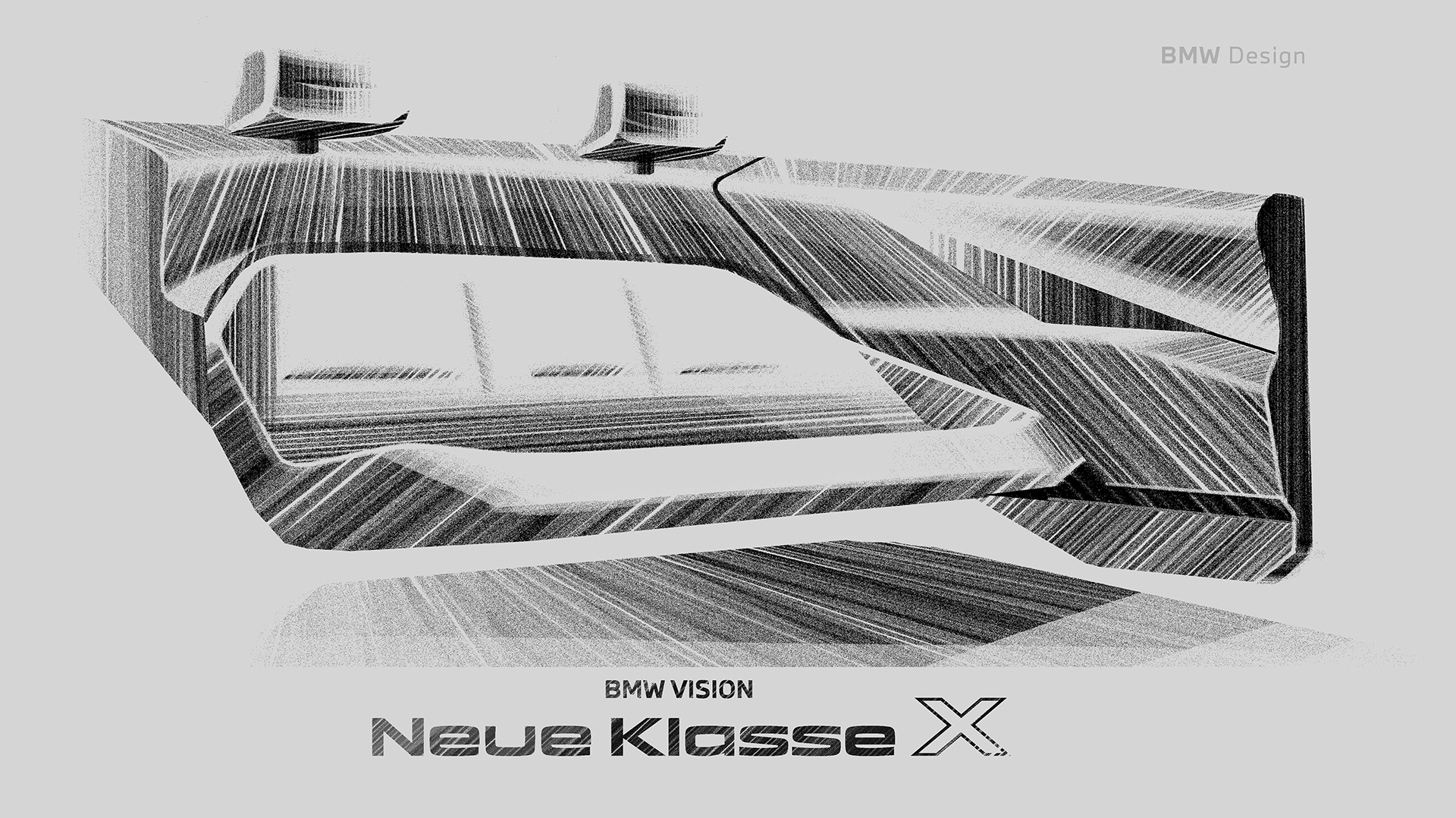 BMW Vision Neue Klasse X Concept, 2024 – Design Sketch – Interior