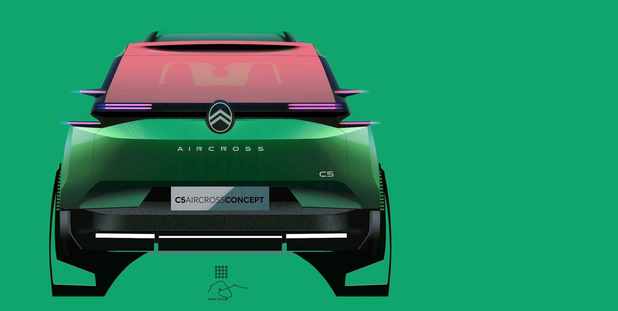 Citroen C5 Aircross Concept, 2024 – Design Sketch
