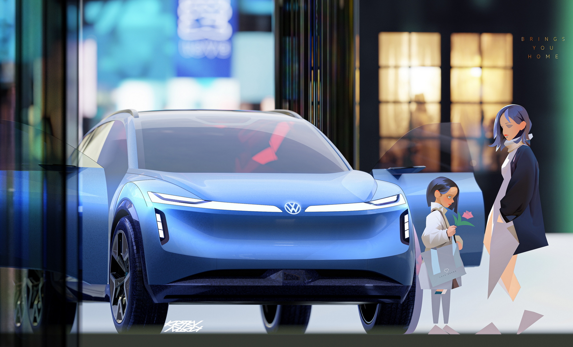 Volkswagen ID. Code Concept, 2024 – Design Sketch