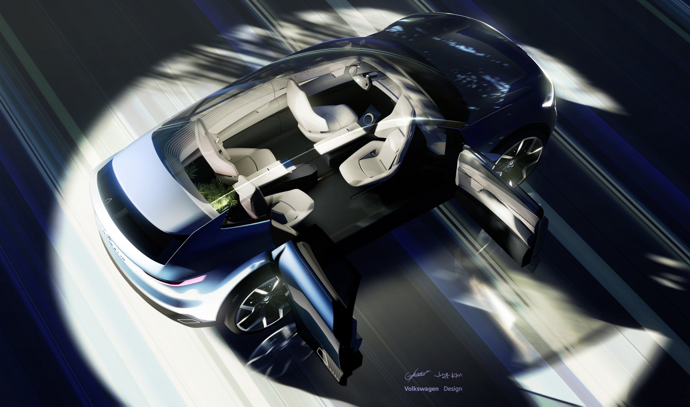 Volkswagen ID. Code Concept, 2024 – Design Sketch – Interior