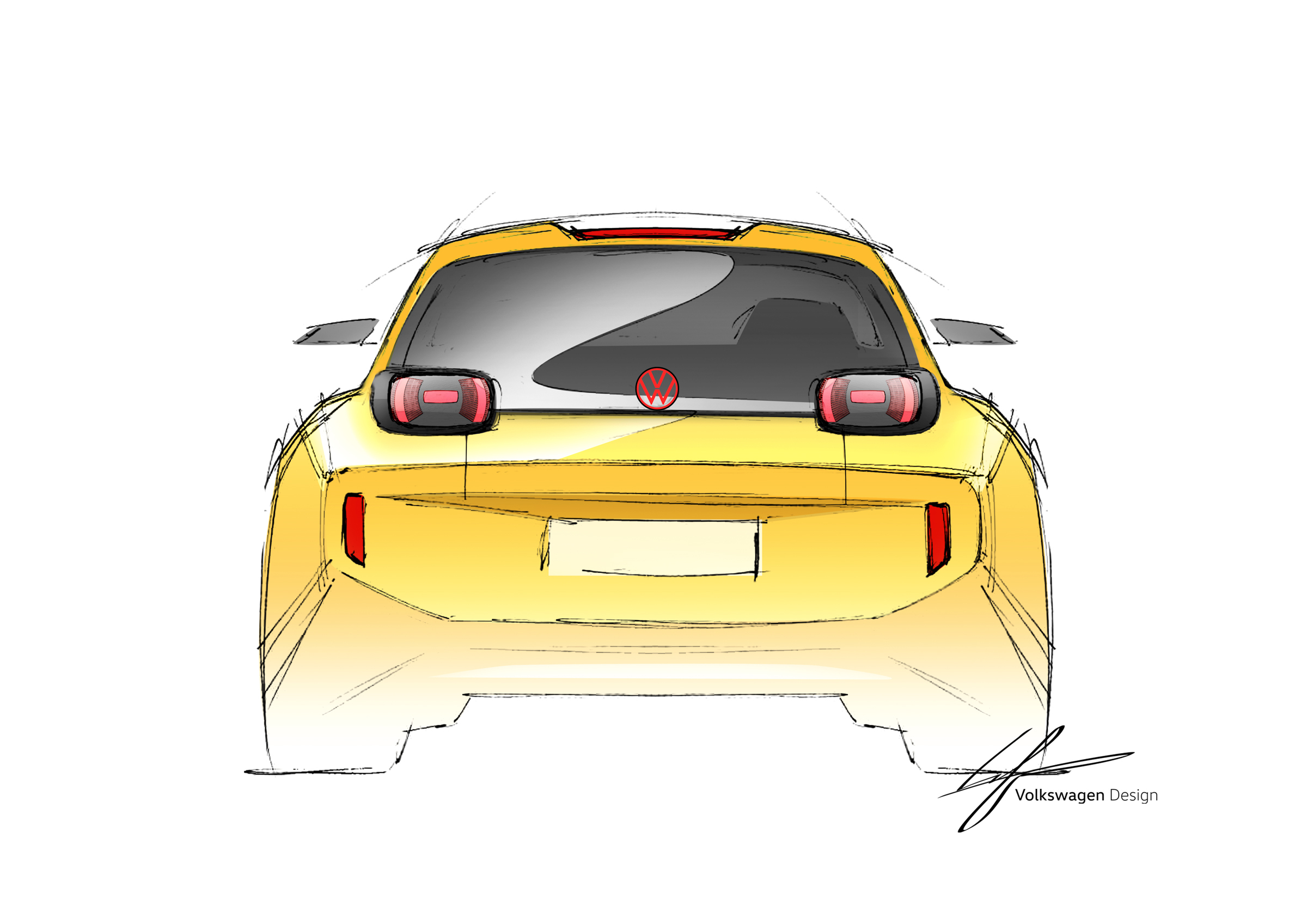 Volkswagen ID. EVERY1 Concept, 2025 – Design Sketch