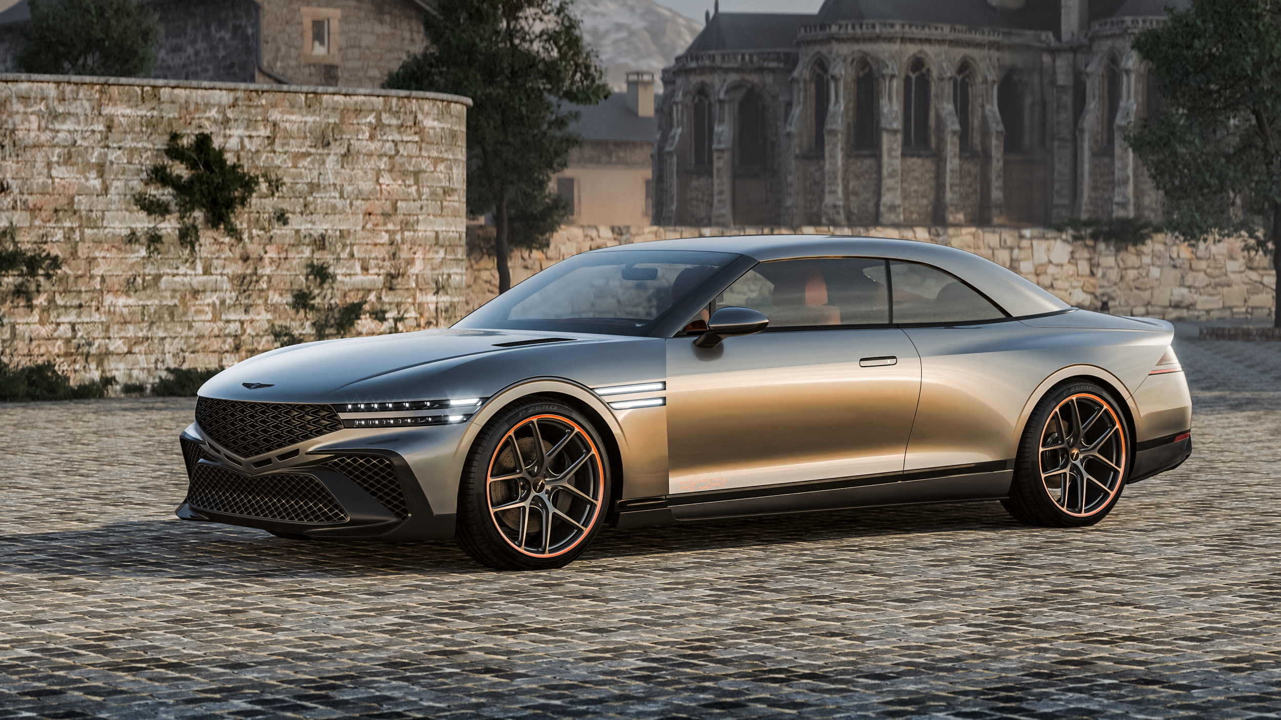 Genesis X Gran Convertible Liquid Titanium Concept, 2026