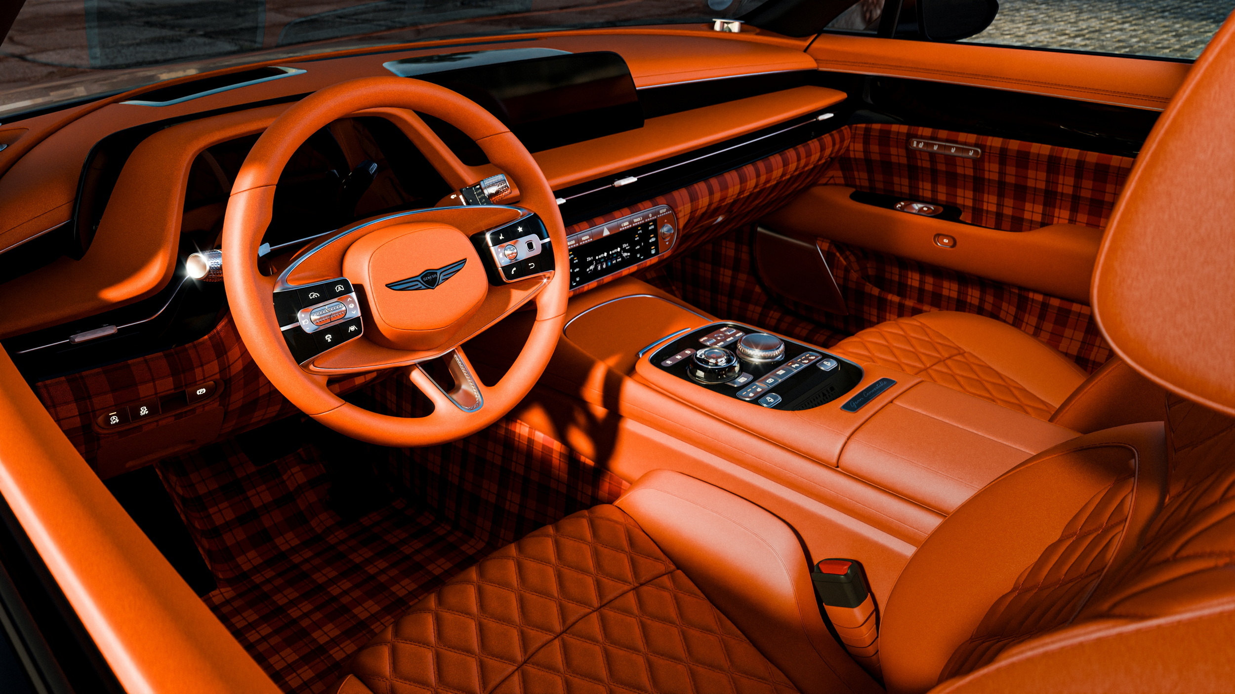Genesis X Gran Convertible Liquid Titanium Concept, 2026 – Interior