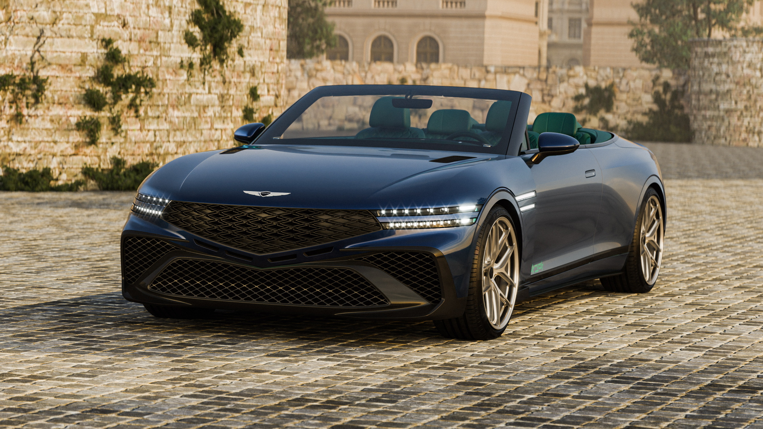 Genesis X Gran Convertible Midnight Teal Concept, 2026