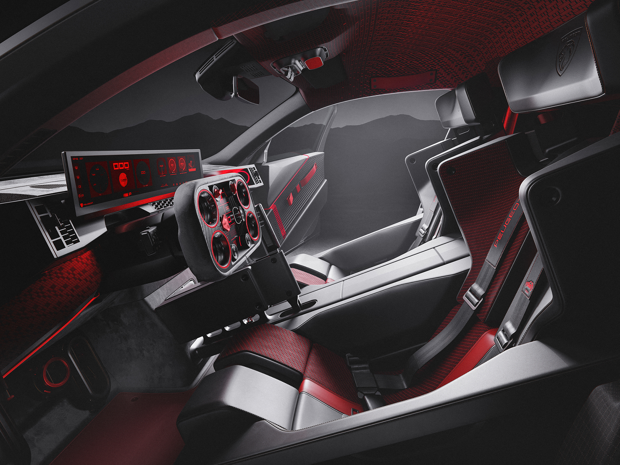 Peugeot E-T16 Concept, 2026 – Interior