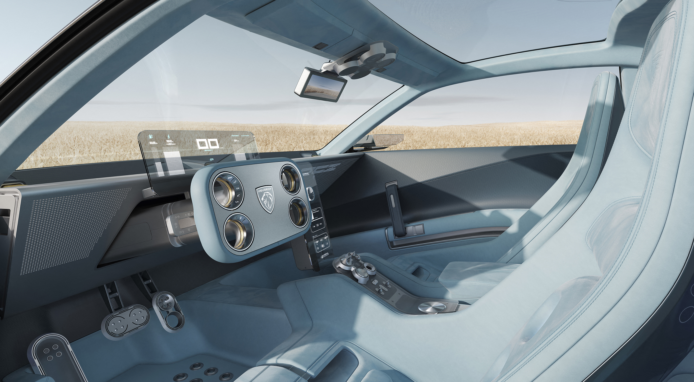 Peugeot RCZ Vision Concept, 2026 – Interior