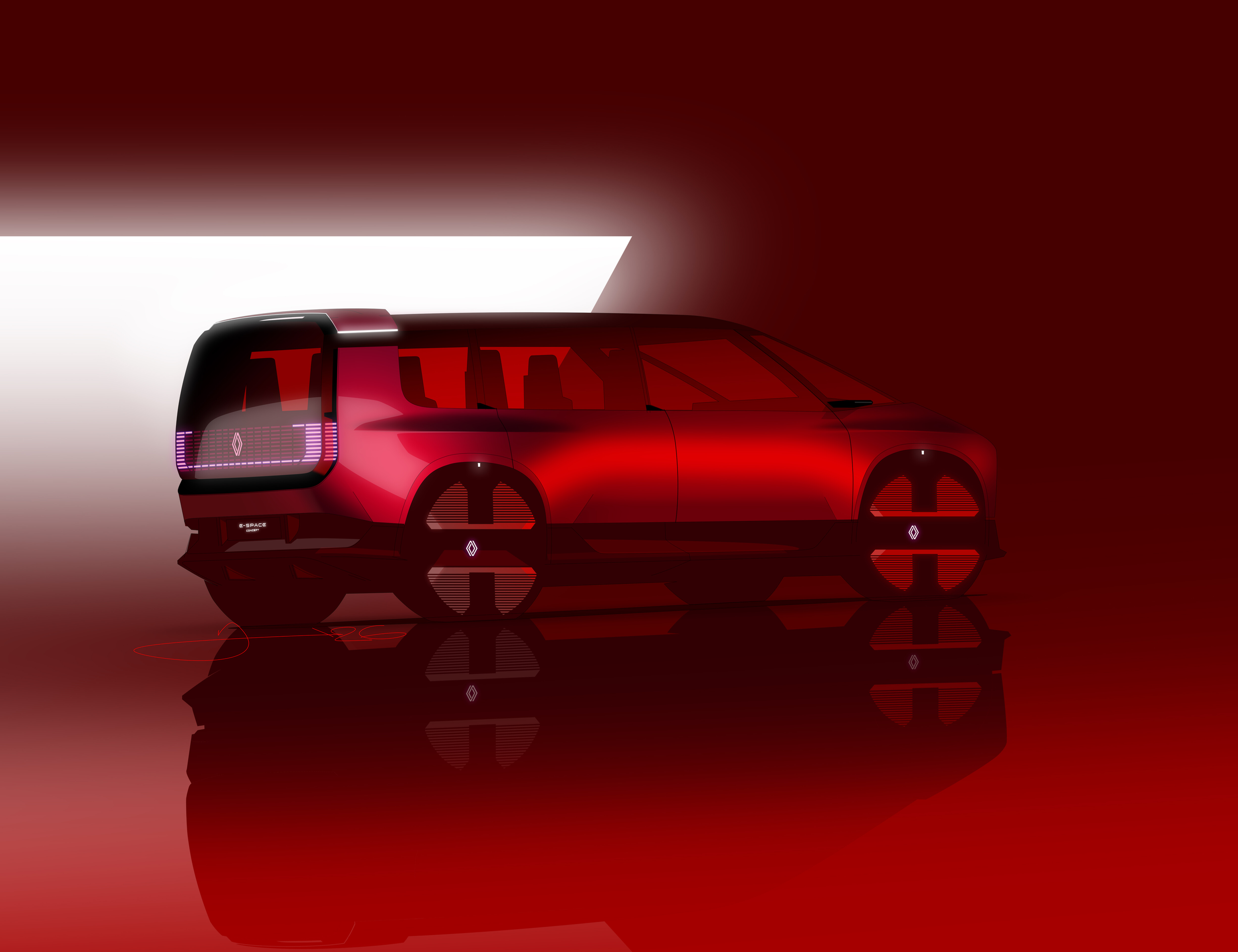 Renault E-Space Concept, 2026 – Design Sketch