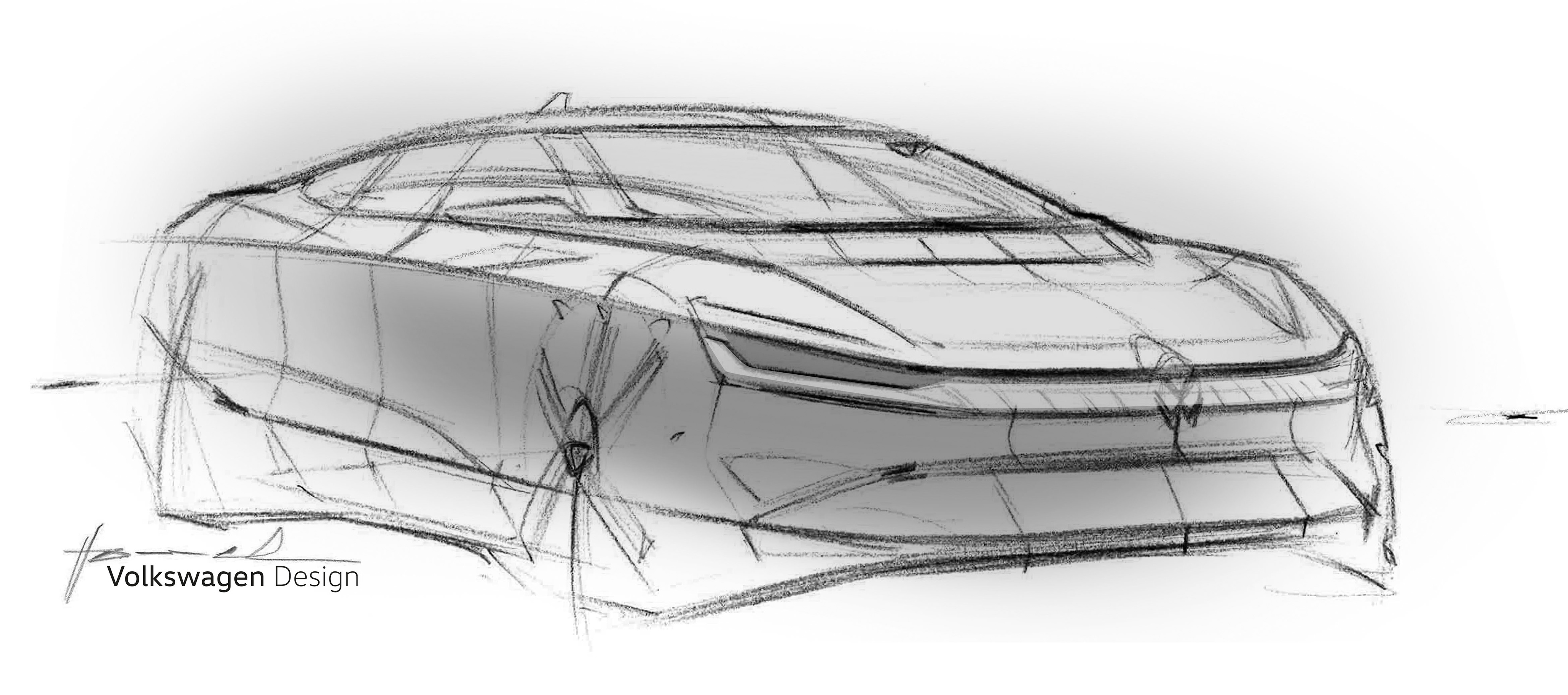 Volkswagen Mission Efficiency Concept, 2026 – Design Sketch