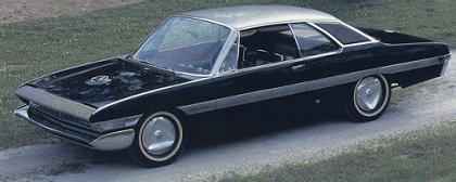 The third and most radical of the Stevens-designed 1960s Studebaker concept cars was this Sceptre hardtop coupe. It would have been a 1966 model.