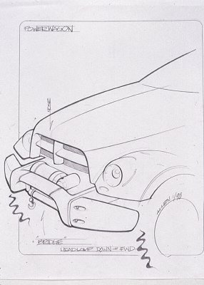 Dodge Power Wagon, 1999 - Design Sketch