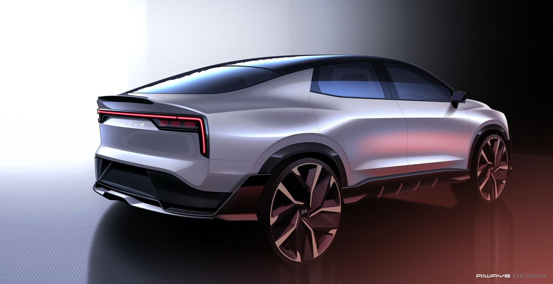 Aiways U6 ion Concept, 2020 - Design Sketch