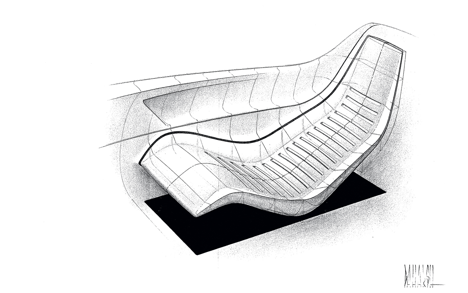 Holden Hurricane - Design Sketch - Seat
