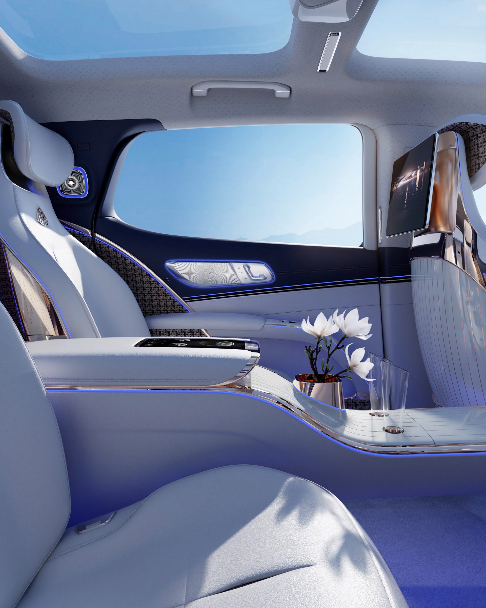 Mercedes-Maybach EQS Concept, 2021 – Interior