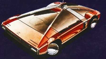 Citroen Karin, 1980 - Design Sketch