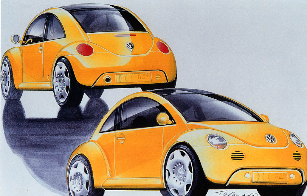 Volkswagen Concept 1 - Design sketch