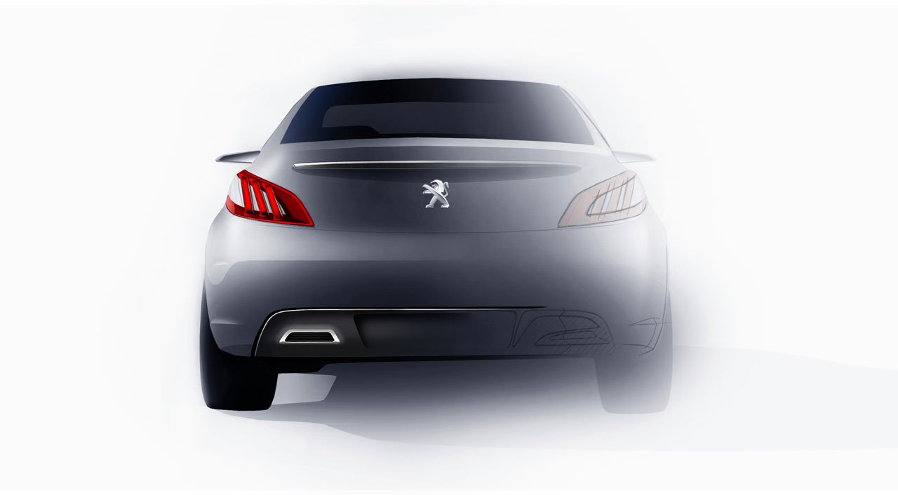5 By Peugeot Concept Design Sketch 