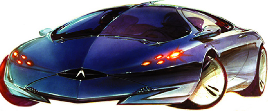 Acura CL-X, 1995 - Design Sketch