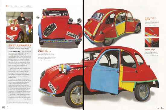 Andy Saunders' Citroen 2CV (2007): Кубизм на дороге