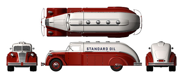 Dodge Airflow Standard Oil of California (1936) - 3D Modeling: Niko Moritz