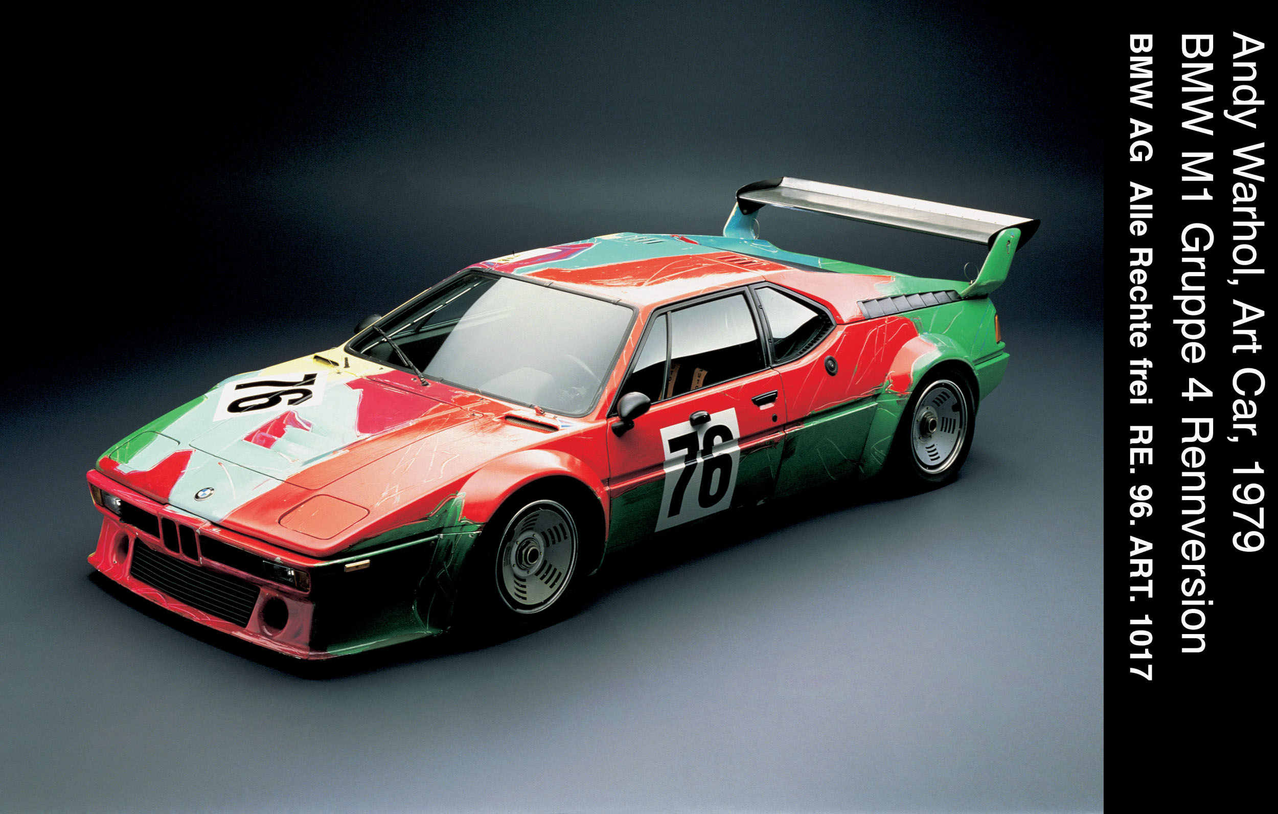 BMW M1 Art Car # 4 (1979): Andy Warhall