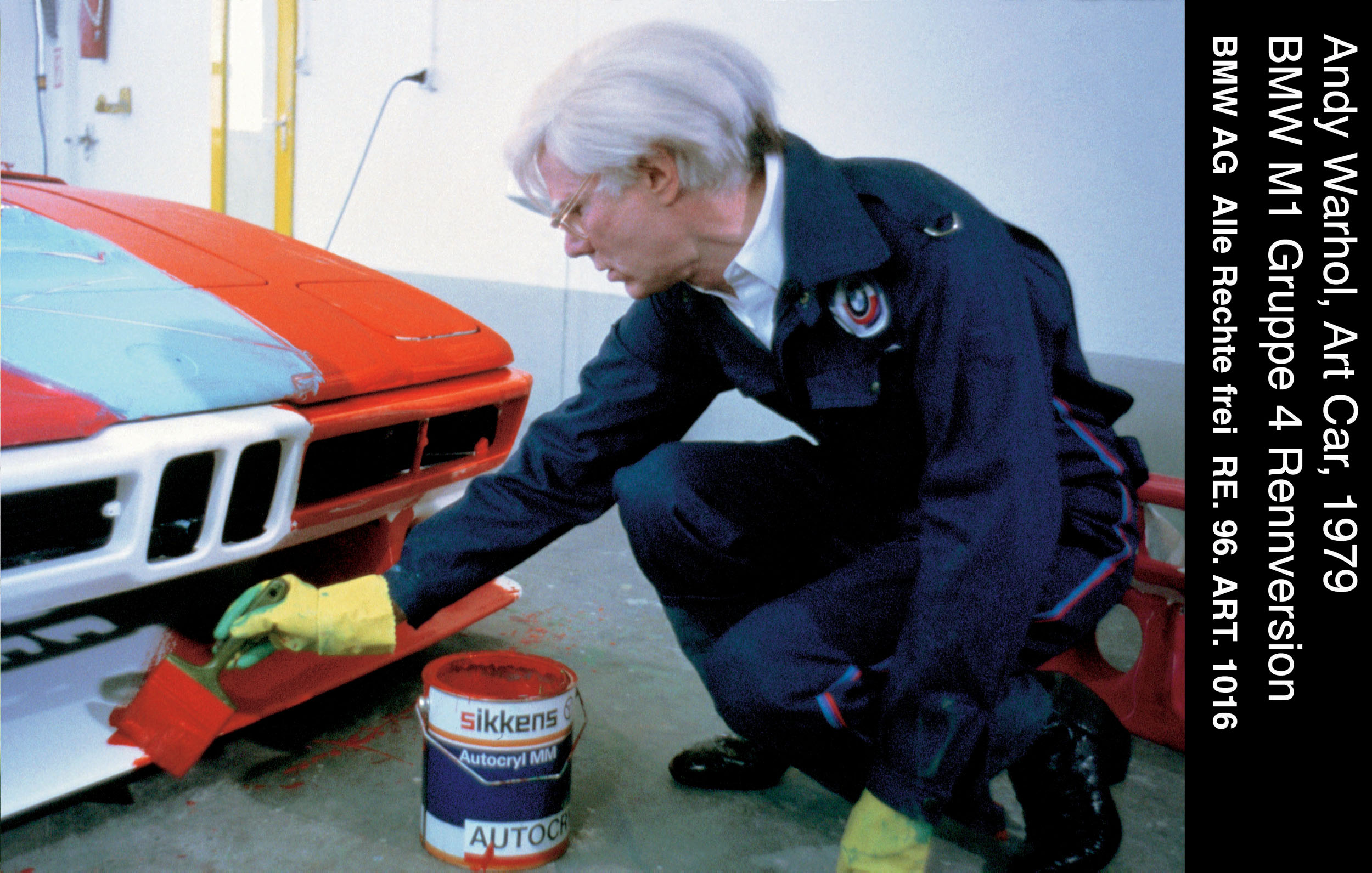 BMW M1 Art Car # 4 (1979): Andy Warhall