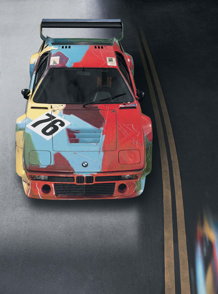 BMW M1 Art Car # 4 (1979): Andy Warhall
